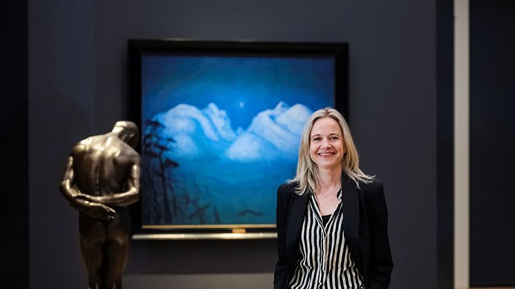 Karin Hindsbo har vært direktør for Nasjonalmuseet for kunst, arkitektur og design siden juni 2017. Hun har denne uken gitt Nasjonalmuseets styre beskjed om at hun ikke ønsker et nytt åremål. (Foto: Ina Wesenberg / Nasjonalmuseet)