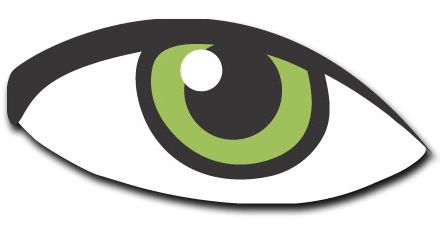 Ögat - Hjälp oss att se är Svenska Lottakåren symbol för att synliggöra sexuellt våld som vapen i krig och konflikter