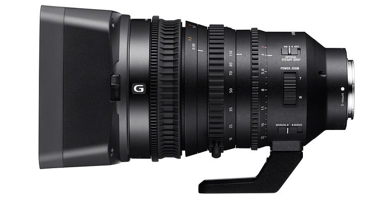 Sony présente son nouvel objectif 18-110 mm avec zoom motorisé pour capteurs Super 35mm et APS-C