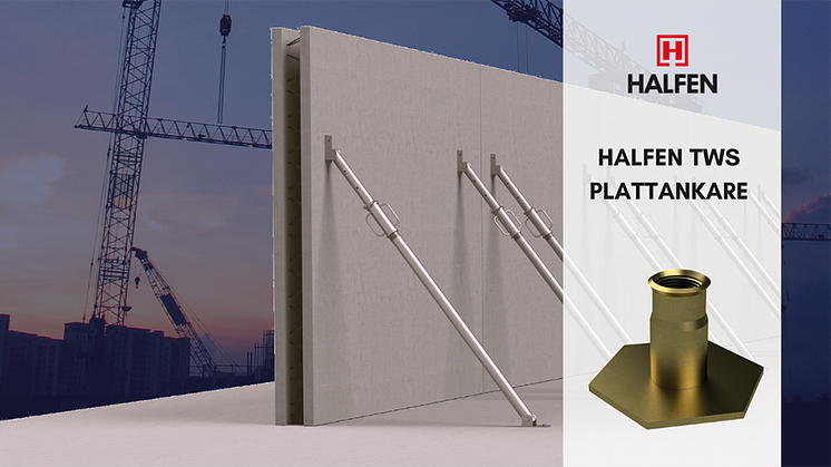 Montering av prefabricerade betongväggar? Då kan vår HALFEN TWS sexkantiga plattankare vara en lösning.