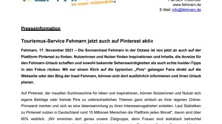 Pressemitteilung_Tourismus-Service Fehmarn_Pinterest.pdf