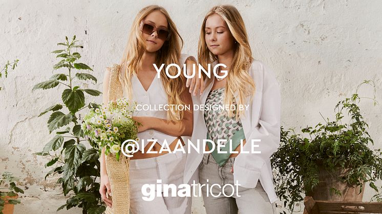 Iza & Elle designar sommarens kollektion för Gina Tricot Young