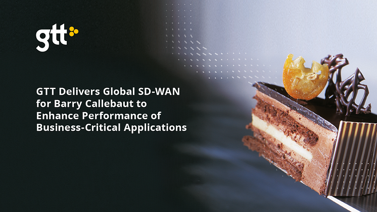 GTT leverer global SD-WAN til Barry Callebaut