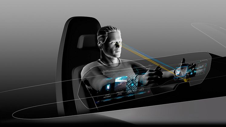 Volkswagen præsenterer på CES det Digitale Cockpit med 3D-instrumentering, Eyetracking og AR Head-up Display