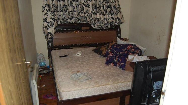 The main bedroom used by Fartun Jamal