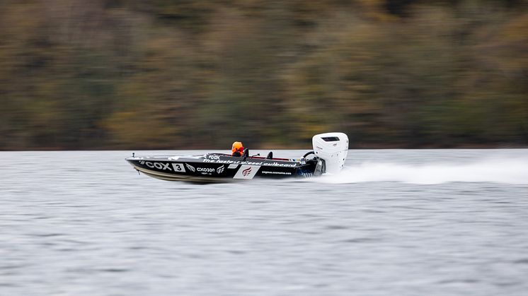Cox Marine's CXO300 clinch's a coveted World Record title at Coniston Speed Week.