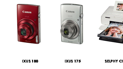 Canon lanserer nye IXUS-kameraer og ny kompakt SELPHY-fotoskriver 