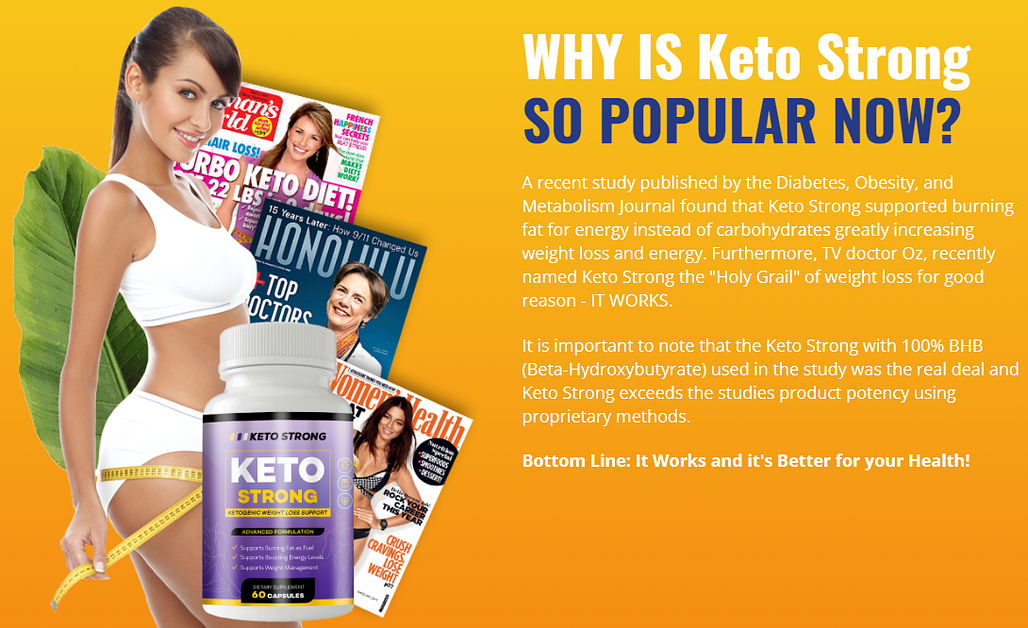 Keto Strong Canada - Shark Tank Pills, Is It Work And Better For Your Health? | Health News Corp