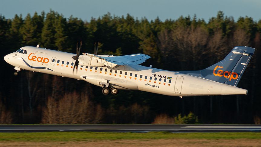 Air Leap ATR 72-500. Foto: William Skoglund