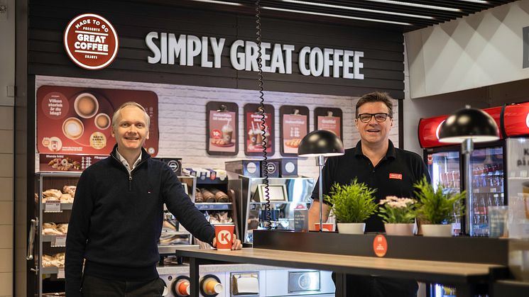 “Sustainability matters are always present for us, but to be able to realize all ideas we depend on partners like Circle K, who are willing and brave to try out and develop new concepts together with us,” says Martin Löfberg (left).