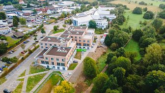 New timber hybrid building, Witten/Herdecke University (copyright: ZÜBLIN Timber GmbH / Johannes Buldmann)