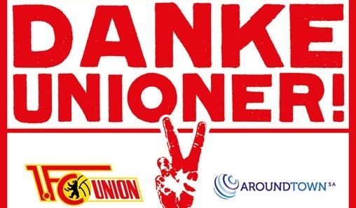 Aroundtown gratuliert dem 1. FC Union Berlin #dankeunioner (Quelle/Urheber: 1. FC Union Berlin)