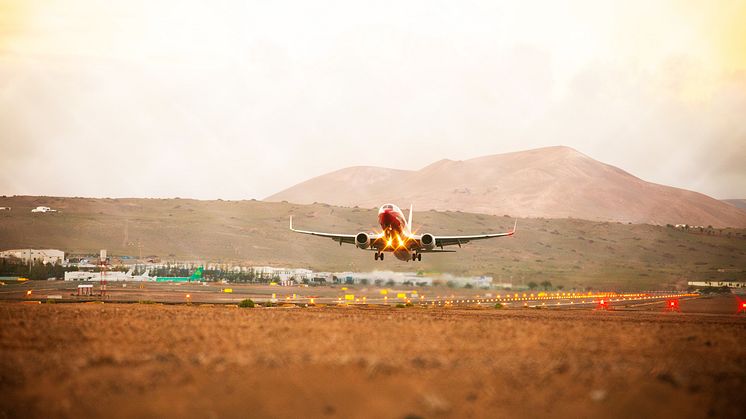 Ett bidrag på 5 miljoner Euro ska främja flygtrafiken till Kanarieöarna. Foto: Canary Islands Tourism.