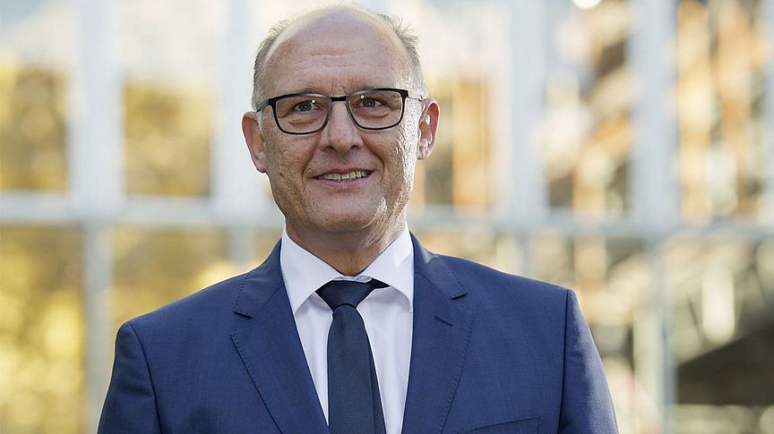 New on the ZÜBLIN Management Board as of 1 October 2021: Stephan Keinath (Copyright: Ed. Züblin AG / Tom Philippi)