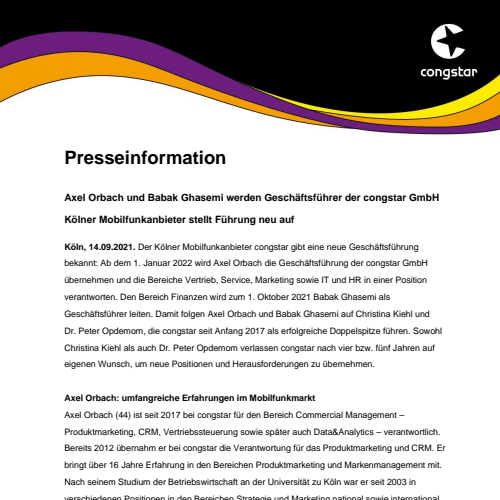 PM_Axel Orbach und Babak Ghasemi werden Geschäftsführer der congstar GmbH.pdf