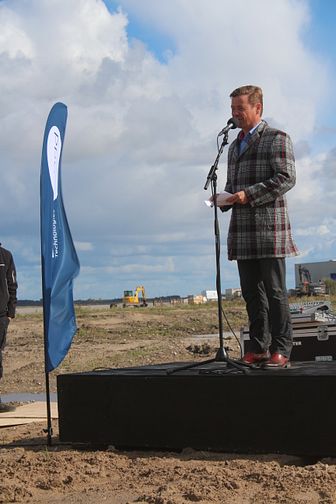 Groundbreaking at Blue World Technologies - Thomas Kastrup-Larsen, Mayor of Aalborg
