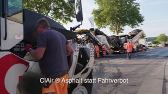 ClAir® Asphalt statt Fahrverbot – Pilotprojekt B313 in Stockach © Rainer Mann