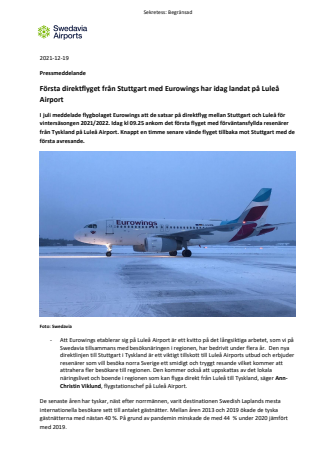 Pressmeddelande - Eurowings premiär Luleå-Stuttgart 20211219.pdf