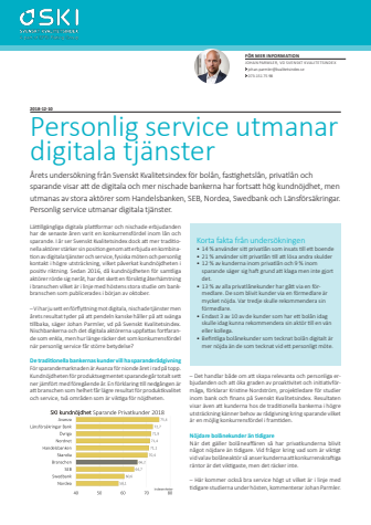 Personlig service utmanar digitala tjänster 