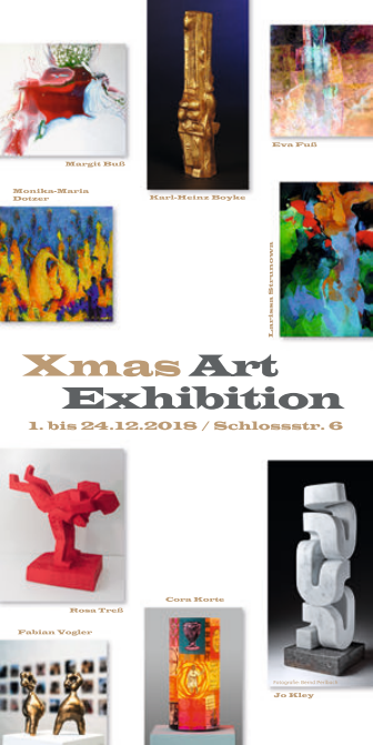 Programm Flyer Xmas Art Exhibition