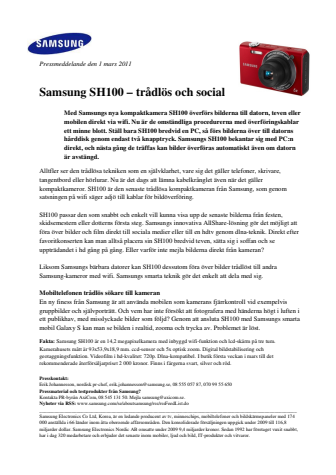 Samsung SH100 – trådlös och social