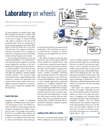 Laboratory on wheels