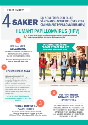 4 saker som föräldrar behöver veta om Humant papillomvirus