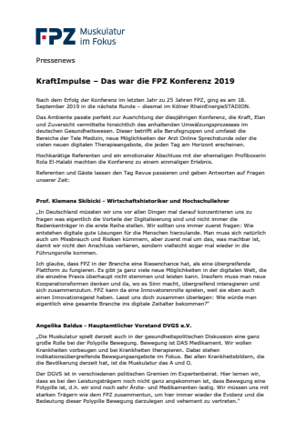 KraftImpulse – Das war die FPZ Konferenz 2019