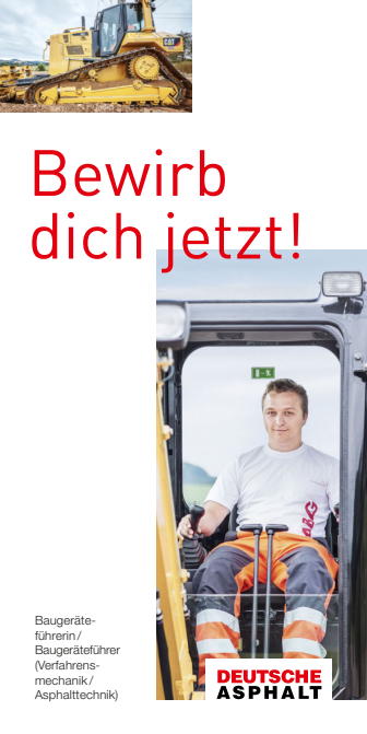 Deutsche Asphalt GmbH - Bewirb dich jetzt! 