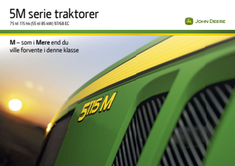 John Deere 5 M Serie traktorer