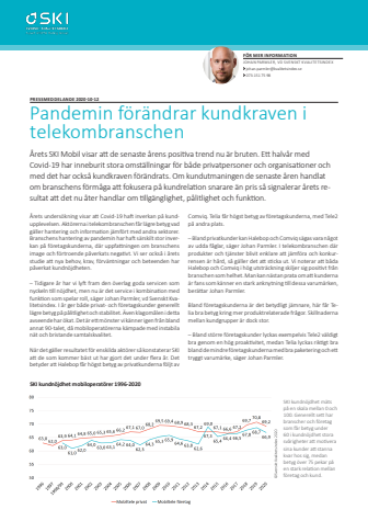 Pandemin förändrar kundkraven i telekombranschen