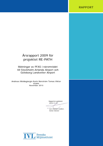 Swedavia PFOS rapport 2010-11-12