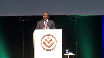 President Cyril Ramaphosa at the 2018 Discovery Leadership Summit