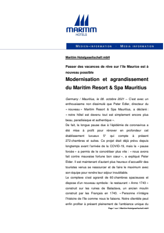 Modernisation et agrandissement du Maritim Resort & Spa Mauritius.pdf