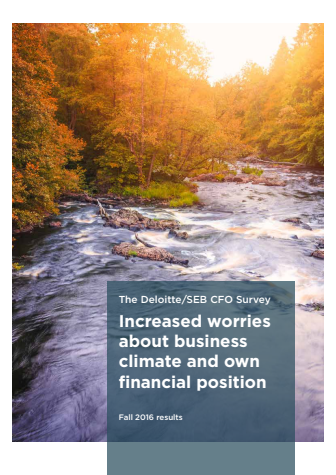 The Deloitte/SEB CFO Survey Fall 2016