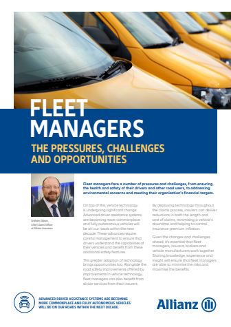 Fleet Managers, the pressures, challenges and opportunities