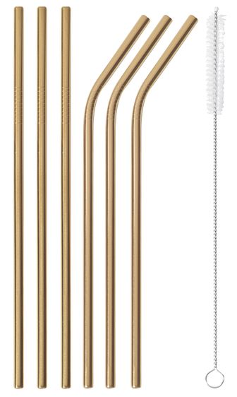 SBT_Straws_Set_6_pcs_with_brush_PVD_Copper
