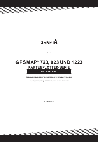 Datenblatt Garmin GPSMAP 723, 923 und 1223