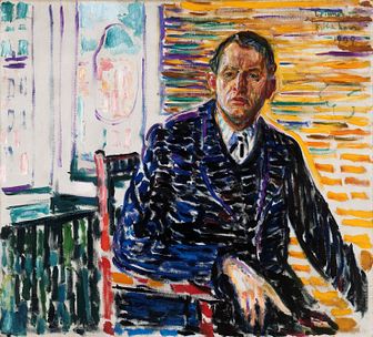 Edvard Munch: Selvportrett (1909)