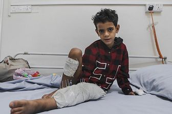 Omar, 8 år i Jemen