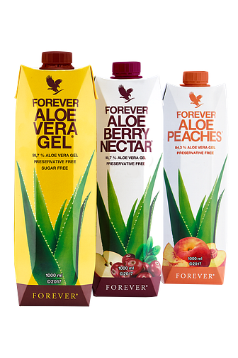 Forever Aloe Vera Gel™, Forever Aloe Berry Nectar™ & Forever Aloe Peaches™ (1)