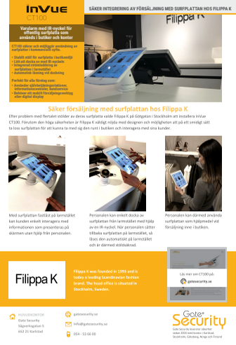 PDF: Säker integrering av försäljning med surfplattan hos Filippa K