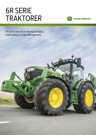 John Deere 6R-serie traktore - Brochure
