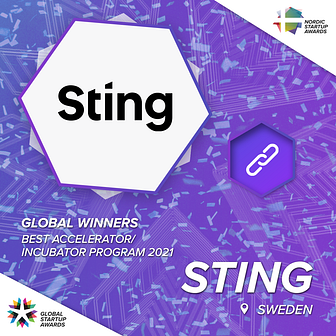 Sting named the worlds best accelerator/incubator 