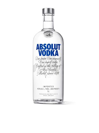Ny Absolut flaskedesign - front