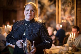 Restaurangchef Anna Sandberg är glad över att nyheten Christmas tea blivit så uppskattad.