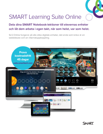 Nu går världsledande undervisningsmjukvaran SMART Learning Suite online
