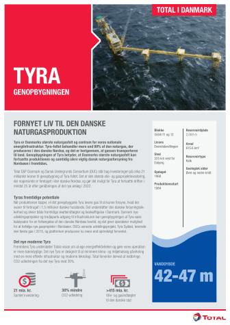 Tyra Redevelopment Factsheet - Danish