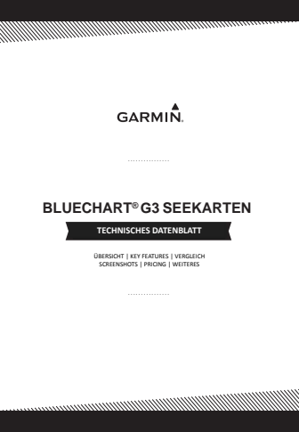 Datenblatt Garmin BlueChart G3 Seekarten