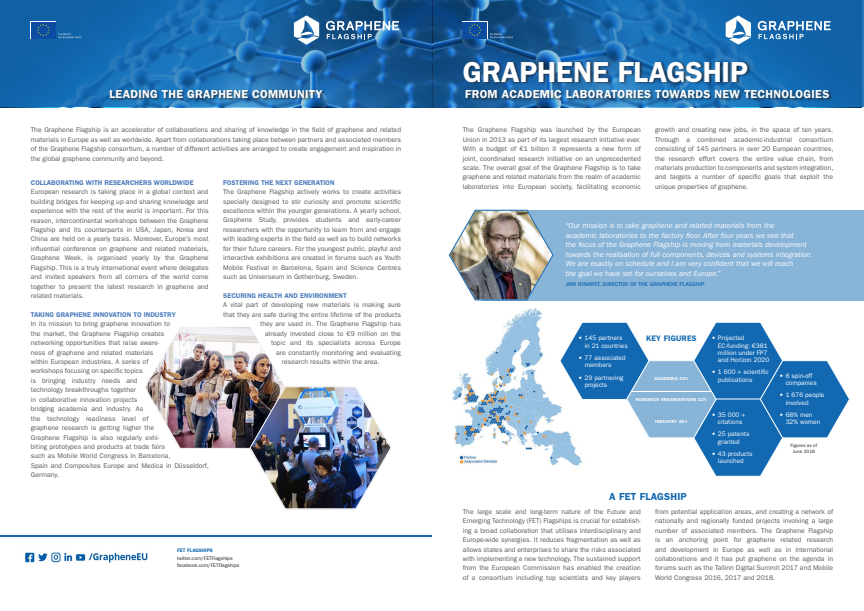 Graphene Flagship - From academic laboratories to new technologies